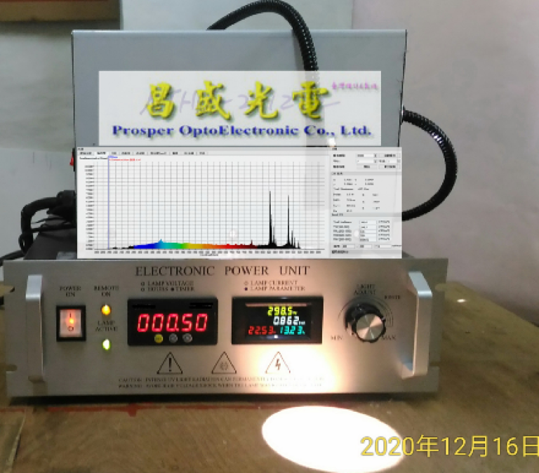 xenon lighting source for solar