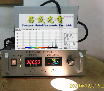 xenon lighting source for solar